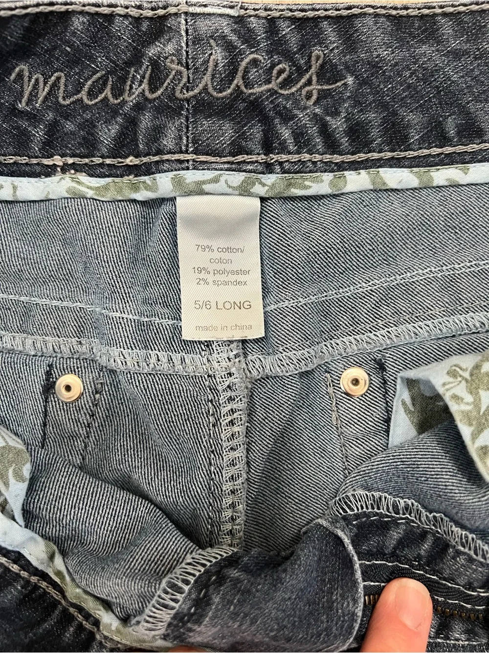 Maurices Straight Leg Jeans Womens 5/6 Long